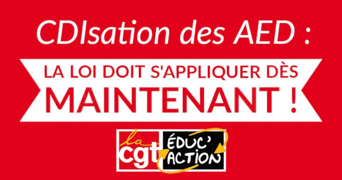 AED : Une profession déterminée mais un ministère qui reste sourd